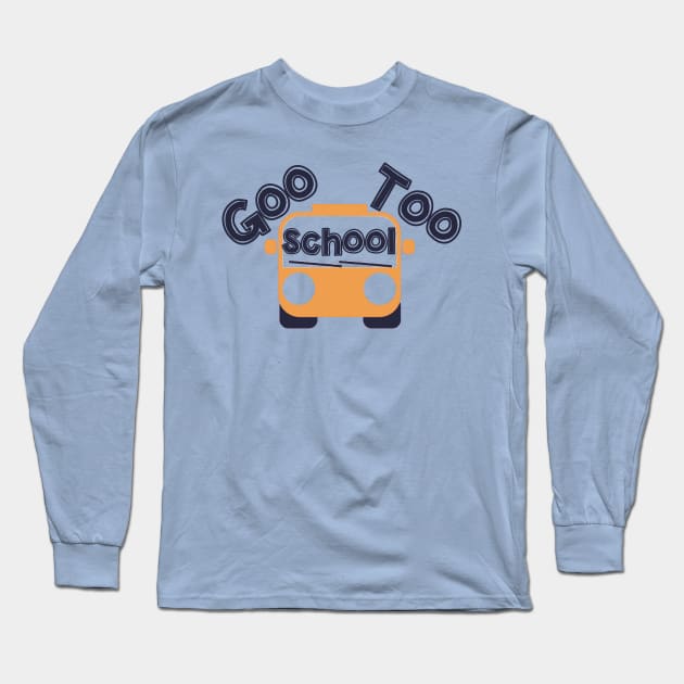 school bus Long Sleeve T-Shirt by Ahmed ALaa